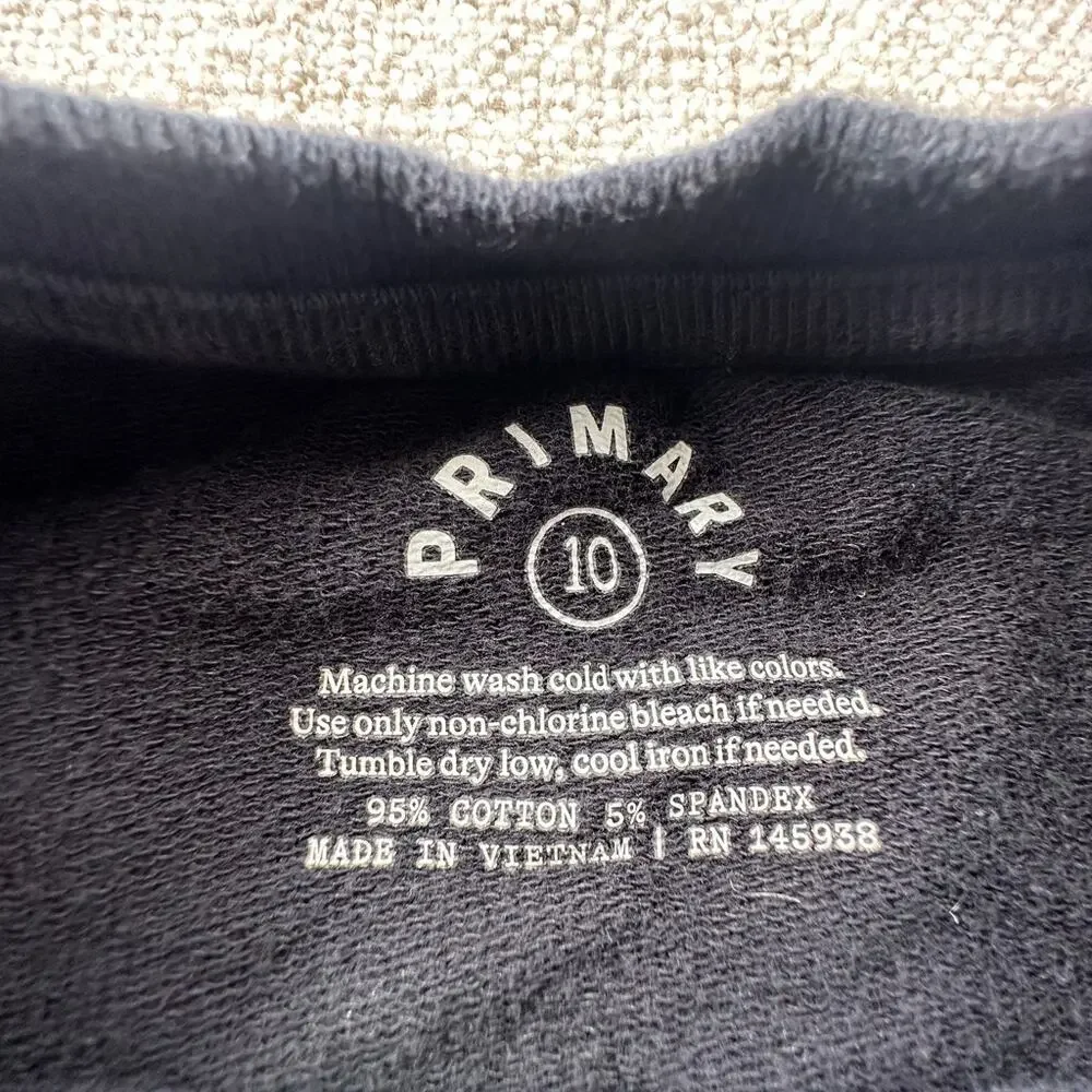 Primary Black Lightweight Sweatshirt VGUC 10
